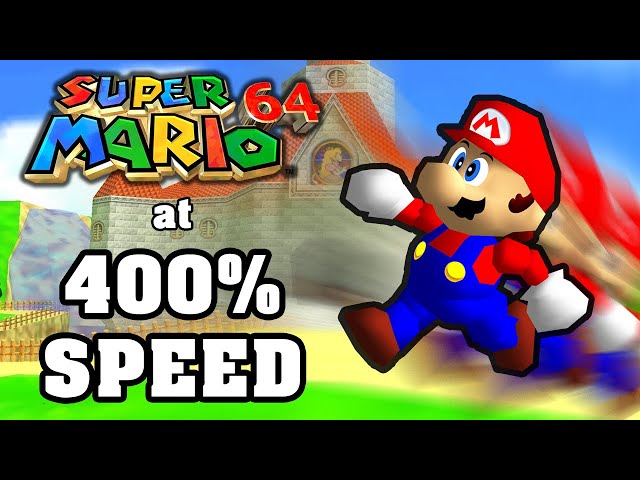Is it Possible to Beat Mario 64 at 400% Speed?