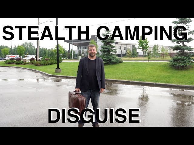 Urban Stealth Camping Disguised As Businessman