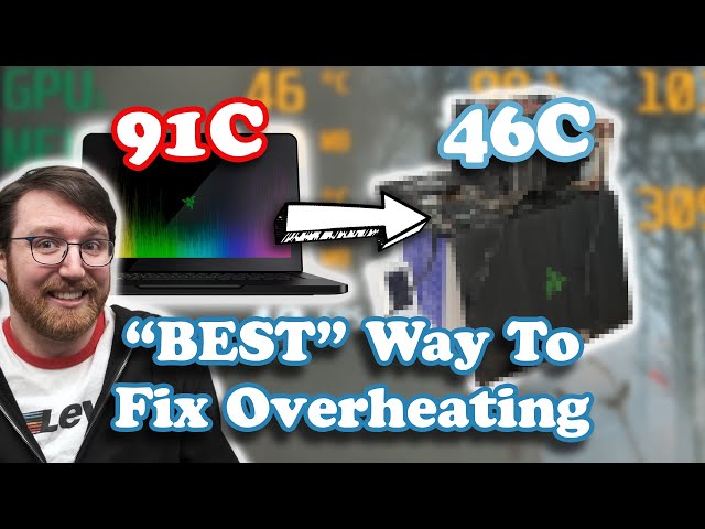 The "BEST" way to FIX an OVERHEATING gaming laptop...