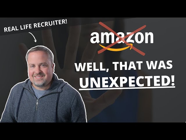 I Got Rejected By Amazon...And The REASON Was Shocking!