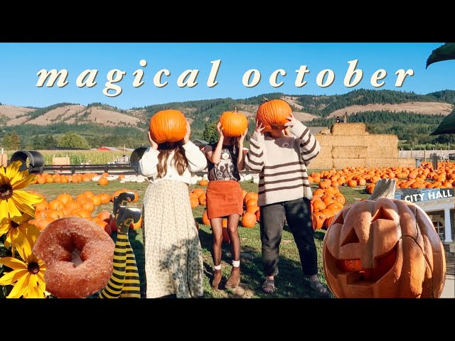 Cozy, Spooky October 🍁  the pumpkin patch, halloweentown & heartwarming autumn foods & crafts🎃👻✨