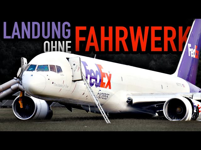 Landung ohne Fahrwerk! FedEx 757 landet auf dem Bauch! AeroNews