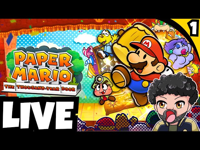 🔴 First Time PLAYING! Paper Mario: The Thousand Year Door (1)