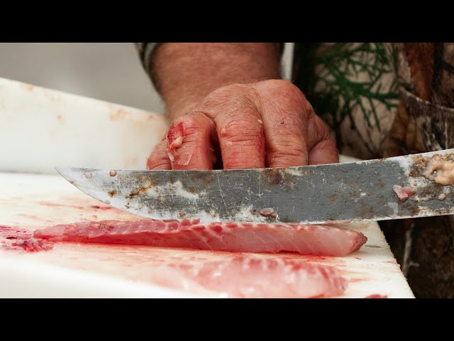 HOW - TO Cleaning White Bass Fillets