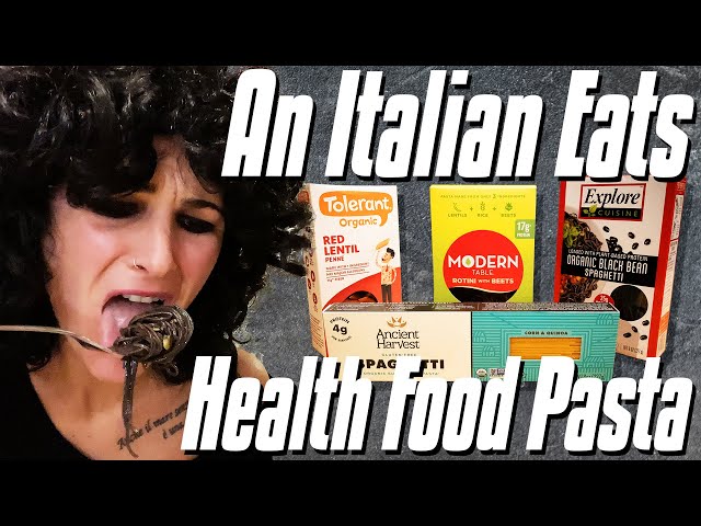 Italian Tries American Health Food Pasta | Italians Try American Pasta