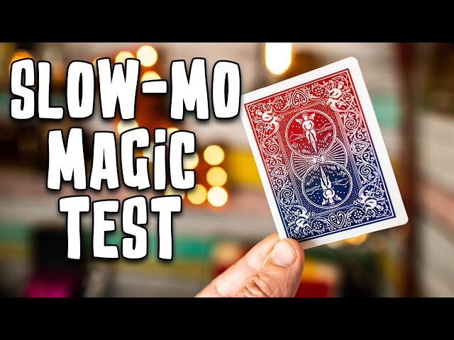 Sleight of Hand in Slow Motion 2! - Is The Hand Quicker than The Eye?!