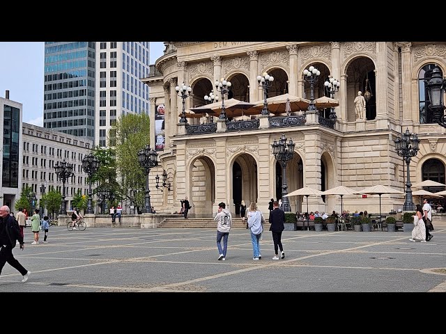 FRANKFURT/GERMANY/Walk from Hauptwache to Operenplatz