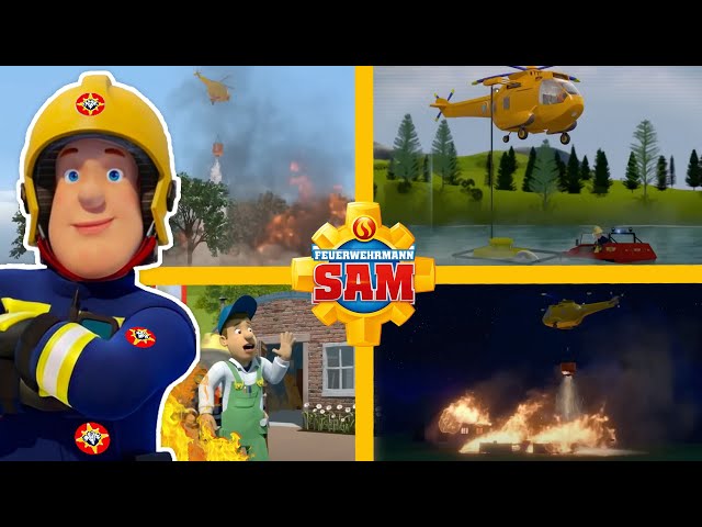 Ultimative Feuerwehrmann-Sam-Helikopter-Rettungskollektion | 2-stündige Zusammenstellung |Kinderfilm