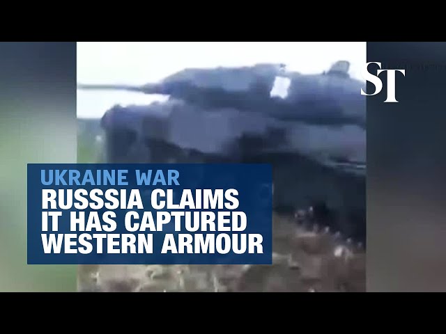 US, German armoured vehicles 'captured in Ukraine'