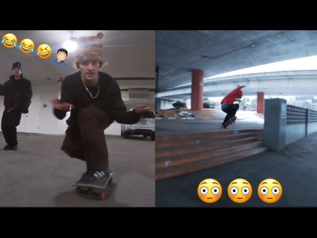 W Skate Session W/ L Footage 🛹