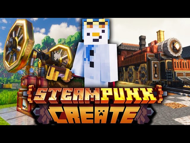 I Started the Ultimate CREATE MOD World in STEAMPUNK Minecraft