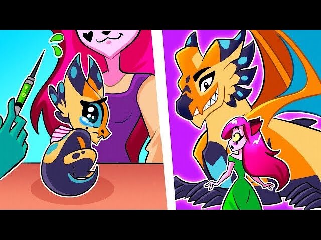 I Am Mom Of Baby Dragon || From Baby Into Dragon by Teen-Z Clip