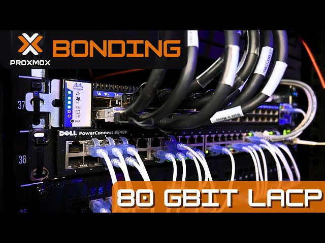 Proxmox Network Configuration - How To Create LACP Bonds - 2x 40Gbit Homelab Networking
