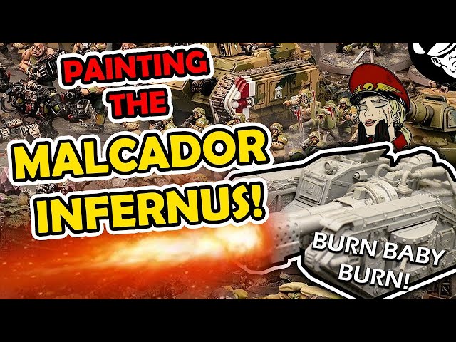 Burn Heretics! Painting the Malcador Infernus! | Hobby Stream | Warhammer 40,000