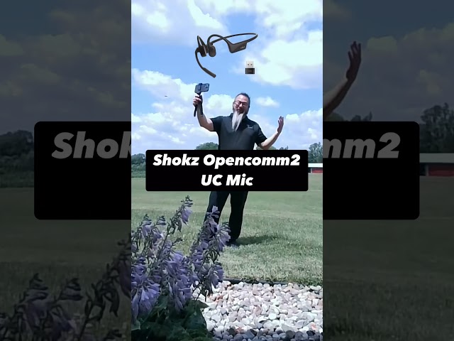 Shokz Opencomm2 UC vs Riding Lawnmower