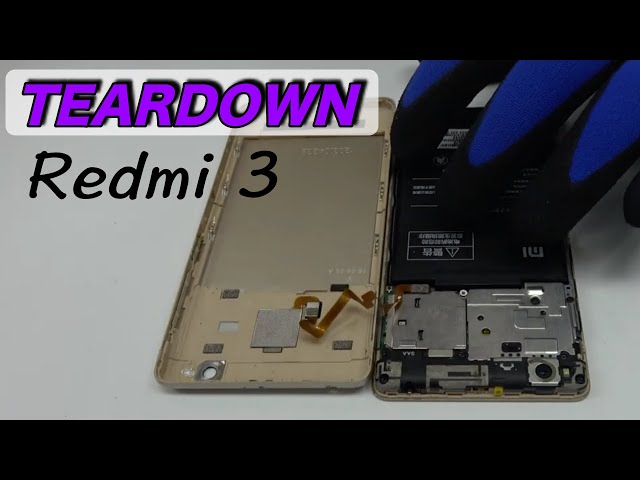 Xiaomi Redmi 3 Teardown