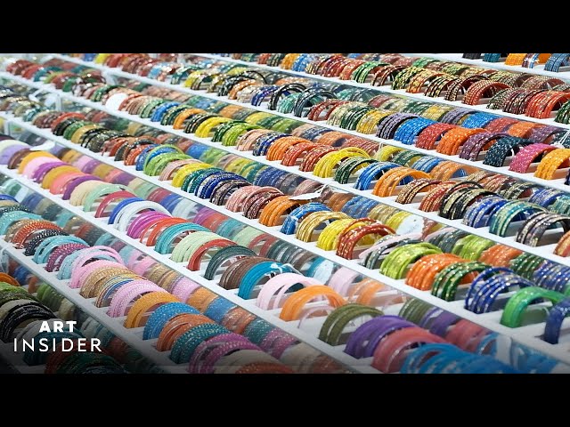 How Millions Of Bangles Are Made Every Day In One City In India | Art Insider