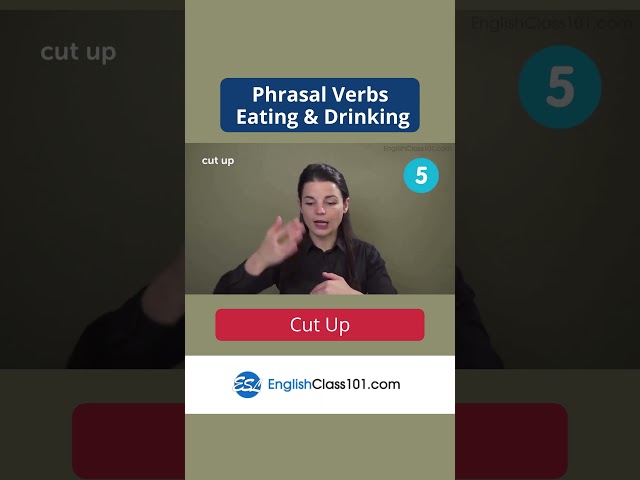 Cut Up - Learn English Most Common Phrasal Verbs #shorts #english #englishclass101