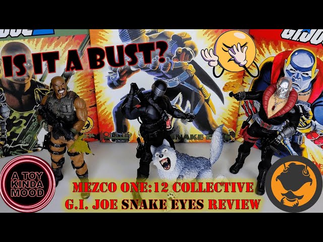 Mezco One:12 GIJoe Snake Eyes Review! DISAPPOINTING!