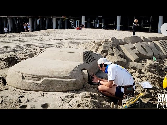 NASCAR Sand Castle at Santa Monica Beach