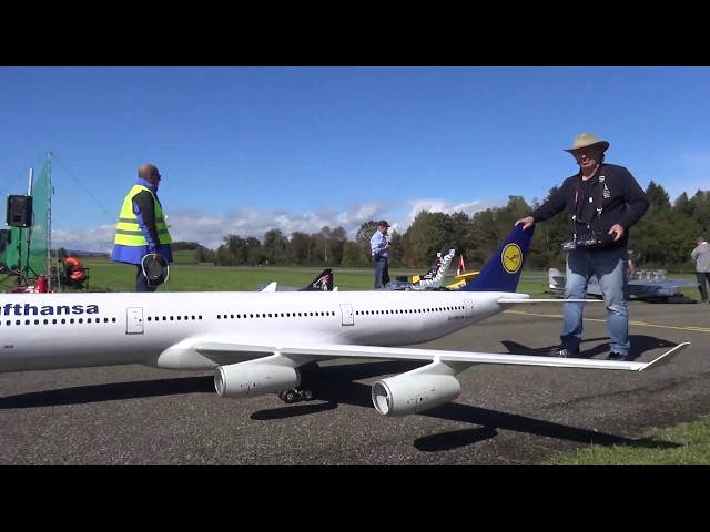HAUSEN Airbus A340 and MD11 RC TURBINE MODEL AIRLINER