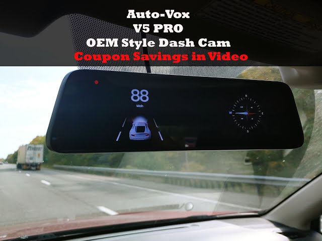 Auto-Vox V5 Pro OEM Style Dash Cam : Upgrade your style!