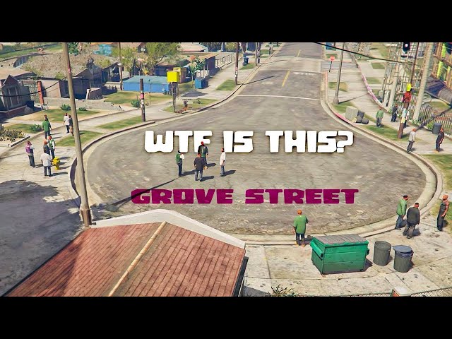 Why GTA 5's Grove Street is different from the one in GTA San Andreas