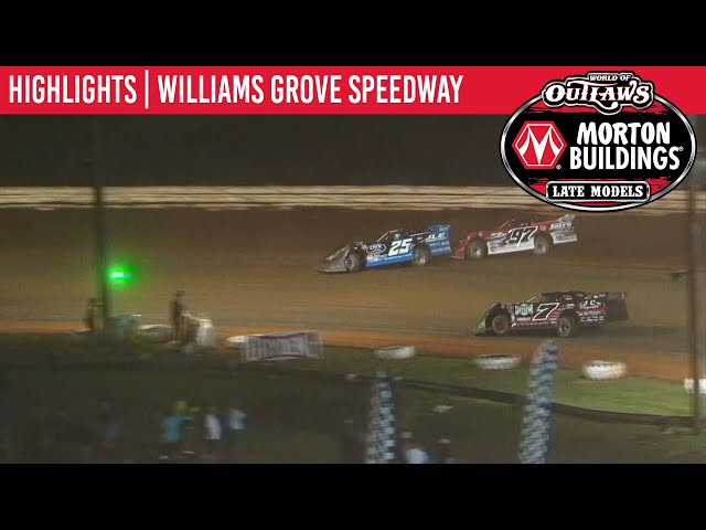 World of Outlaws Morton Buildings Late Models Williams Grove Speedway August 21st, 2020 | HIGHLIGHTS