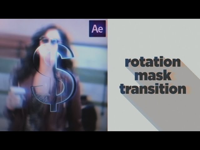 rotating mask transition | after effects tutorial