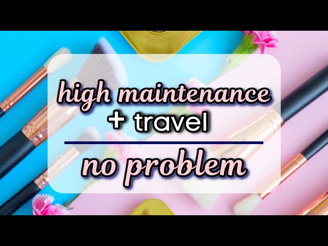 the high maintenance woman travel guide: toiletries
