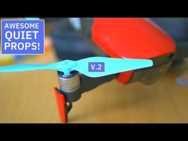 DJI Mavic Air can be Quiet! Master Airscrew Stealth Props (v2) Review and Test