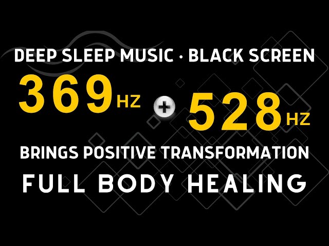 369 Hz + 528 Hz, The Secret of Universe, Brings Positive Transformation | Heal Golden Chakra