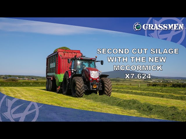 Second cut silage with the New McCormick X7.624