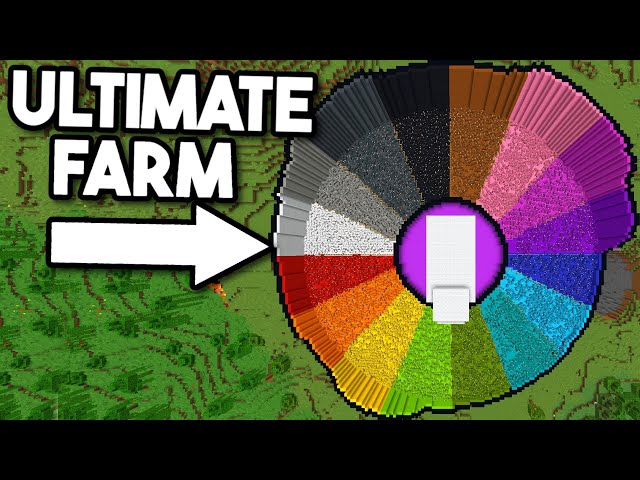 I Built the ULTIMATE Wool FACTORY in Minecraft Hardcore