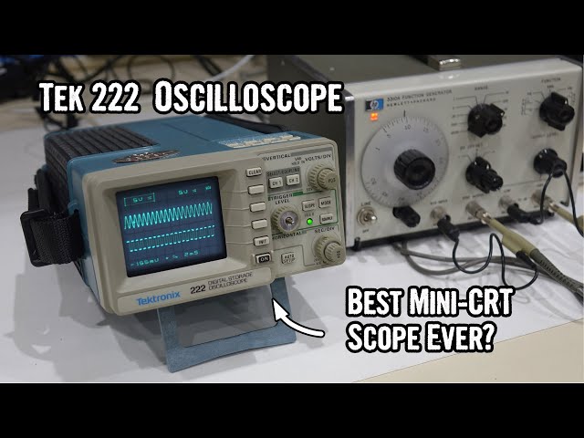 Tektronix 222 Mini CRT Oscilloscope Restoration