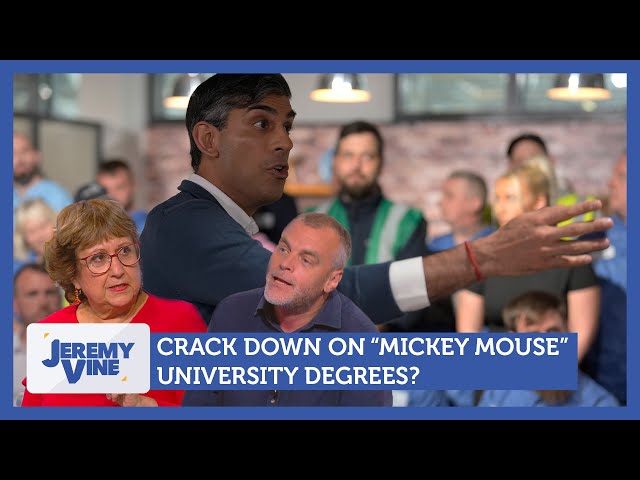 Crack down on "Mickey Mouse" degrees? Feat. Tim Montgomerie & Yasmin Alibhai-Brown | Jeremy Vine