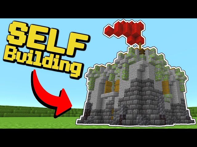Self Building Castle in Minecraft