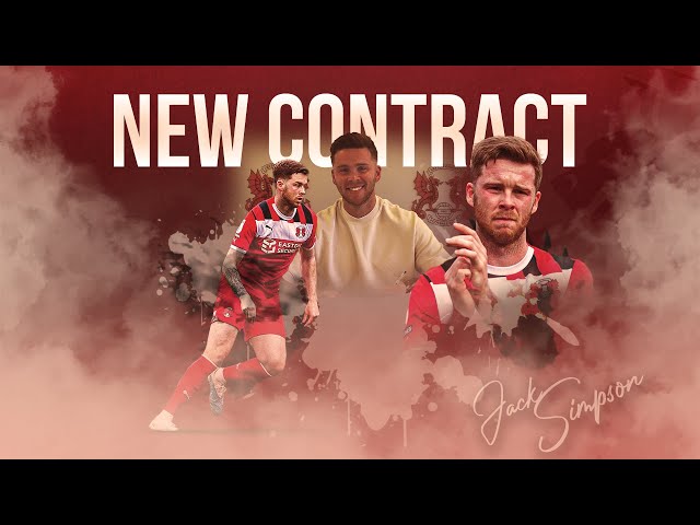 Jack Simpson on signing his new Leyton Orient contract