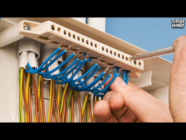 Oddly Satisfying Electric Wires Installation | DIY Project