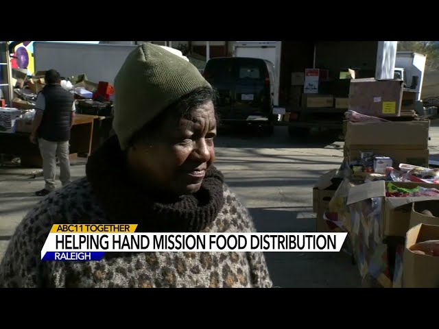 Helping Hands Mission hosts food giveaway
