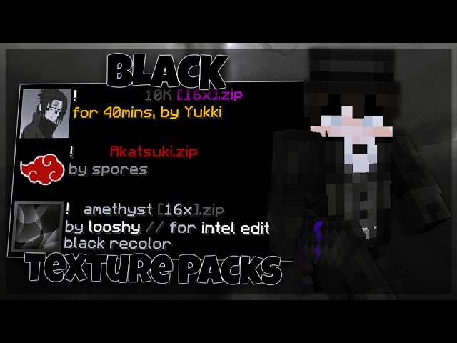 The BEST Black Texture Packs For Bedwars! (1.8.9 PvP)