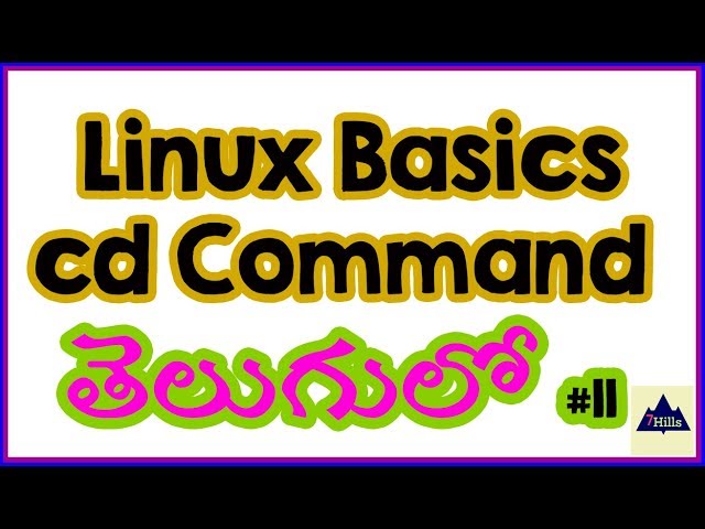 Linux basic Commands in Telugu || cd command
