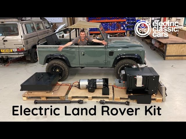 Land Rover Defender bolt-in electric conversion kit.