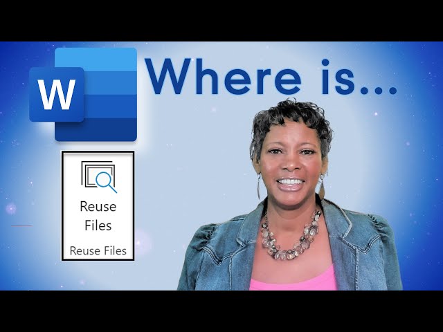 Unveiling the Truth: Where has the Microsoft Word Reuse Files Icon Gone?