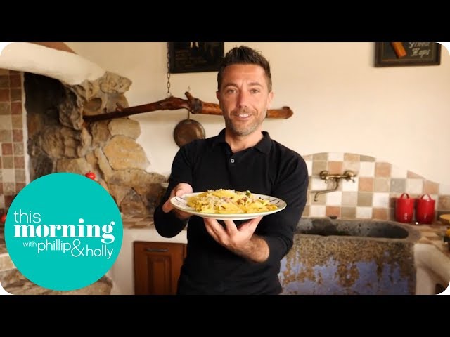Gino Cooks His Signature Carbonara in His Home in Sardinia | This Morning