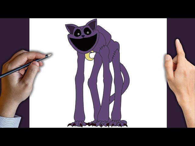 How to draw Catnap Monster | Poppy Playtime | Step by Step