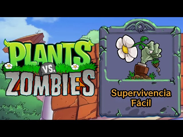 Plantas vs Zombis | Supervivencia Tejado