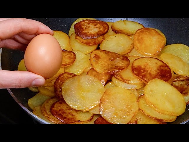 My grandmother taught me this dish! A simple and delicious recipe for potato eggs!