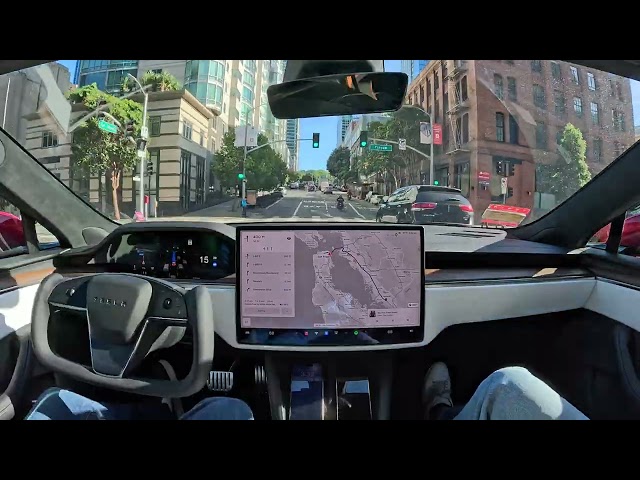 San Francisco to Newark on Tesla Full Self-Driving Beta 11.4.4