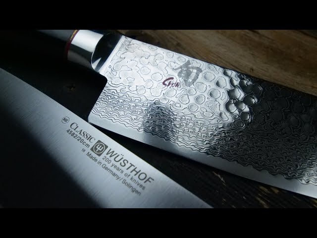 Japanese vs German Knives - Shun vs Wusthof Cutlery